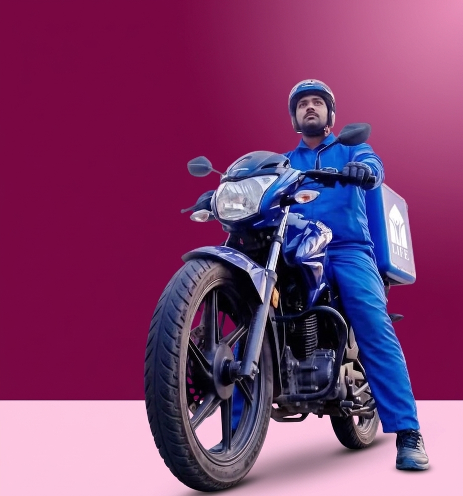 Delivery Bike Rider